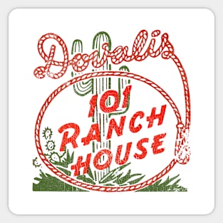 Dovali's Ranch House  -- Retro Mid Century Aesthetic Sticker